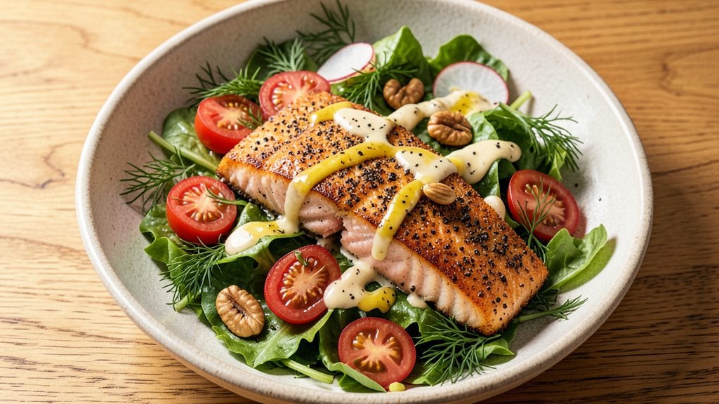Barefoot Contessa's Salmon Salad Recipe: Crispy Cornmeal Crunch Meets Zesty Lemon Zing