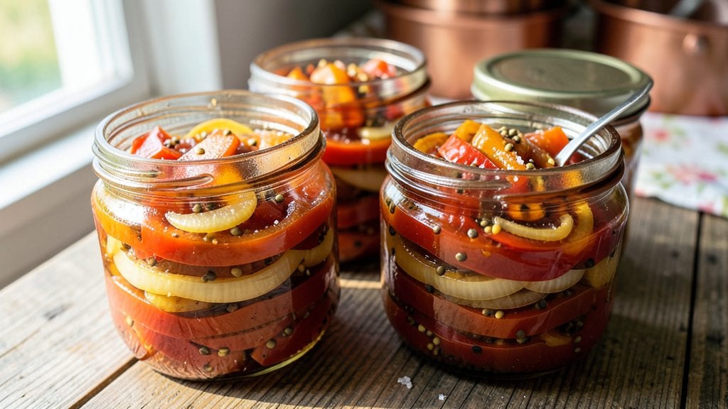Canned Sweet Pepper Relish Recipe: Sweet-Tangy Crunch for Sandwiches and More