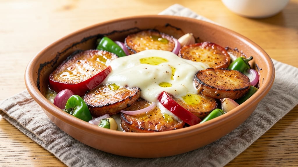 Chorizo Bake Recipe: Smoky-Spiced Crunch With Melty Cheese Pull