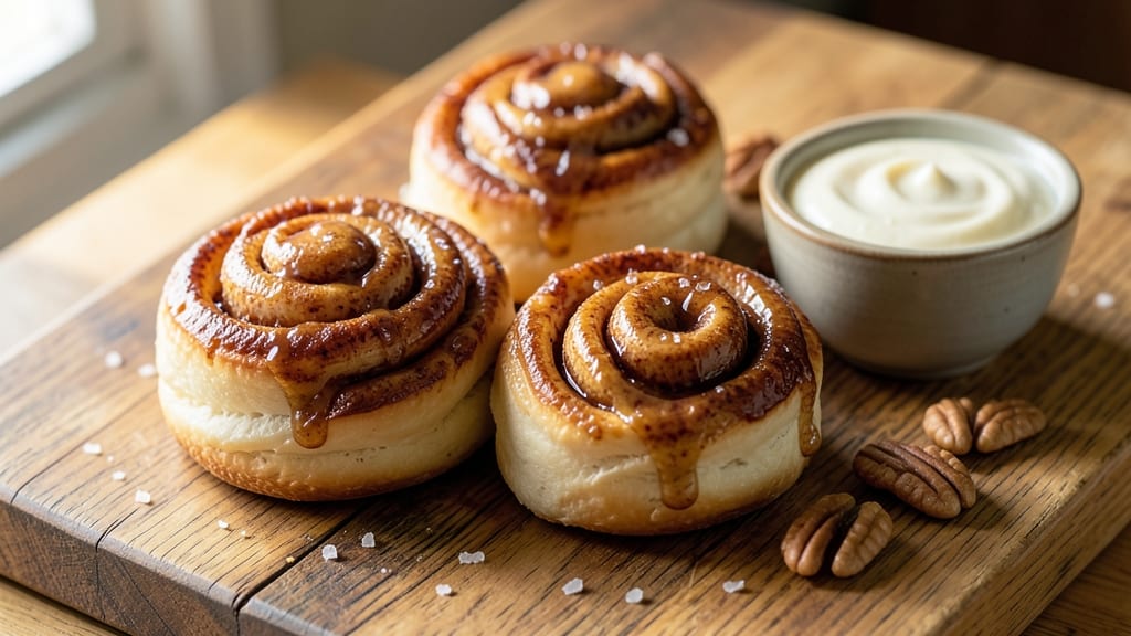 Cinnabon Copycat Recipe With Pillsbury Cinnamon Rolls: Swirls of Buttery Frosting and Warm Spice