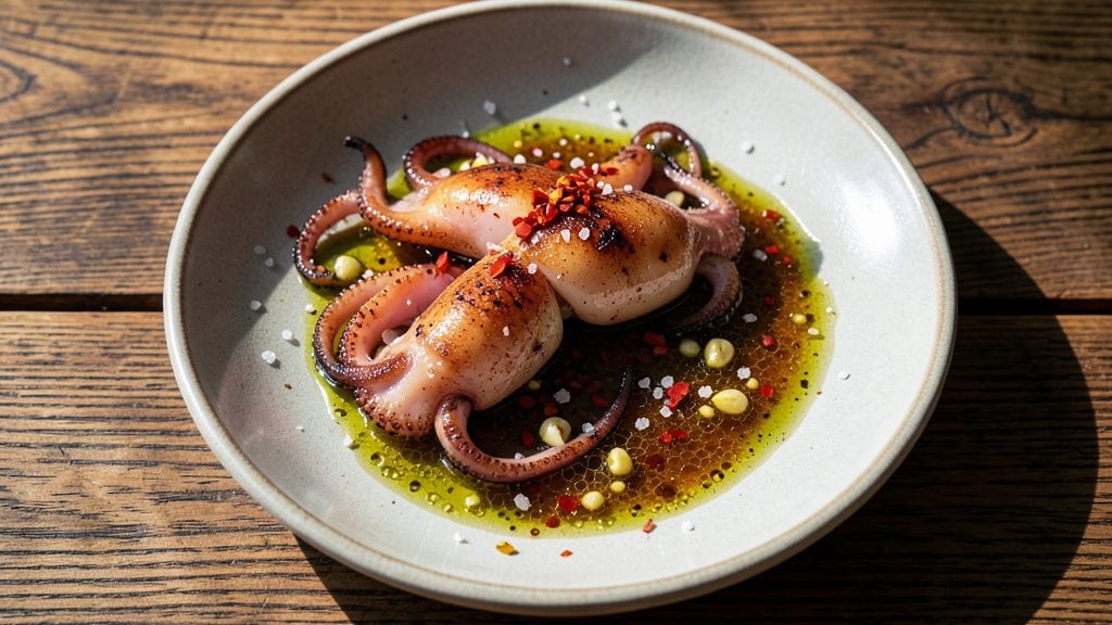Cook Squid Recipe: Quick Garlic-Vinegar Crisp in 10 Minutes