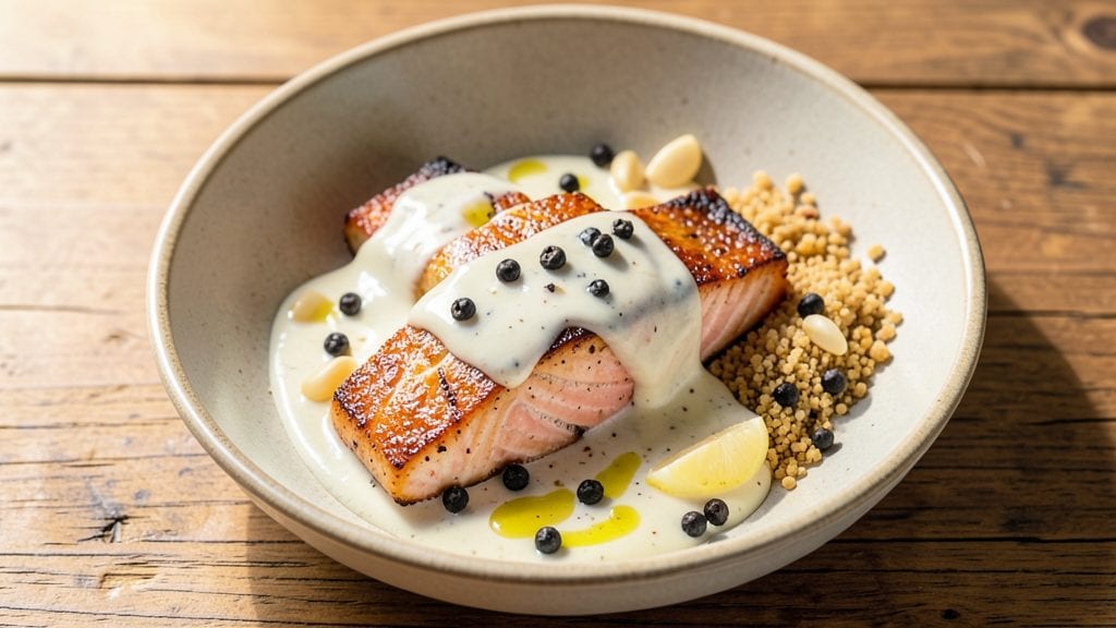 Filipino Baked Salmon With Mayo Recipe: Crispy Cornmeal Crust Meets Creamy Tangy Magic