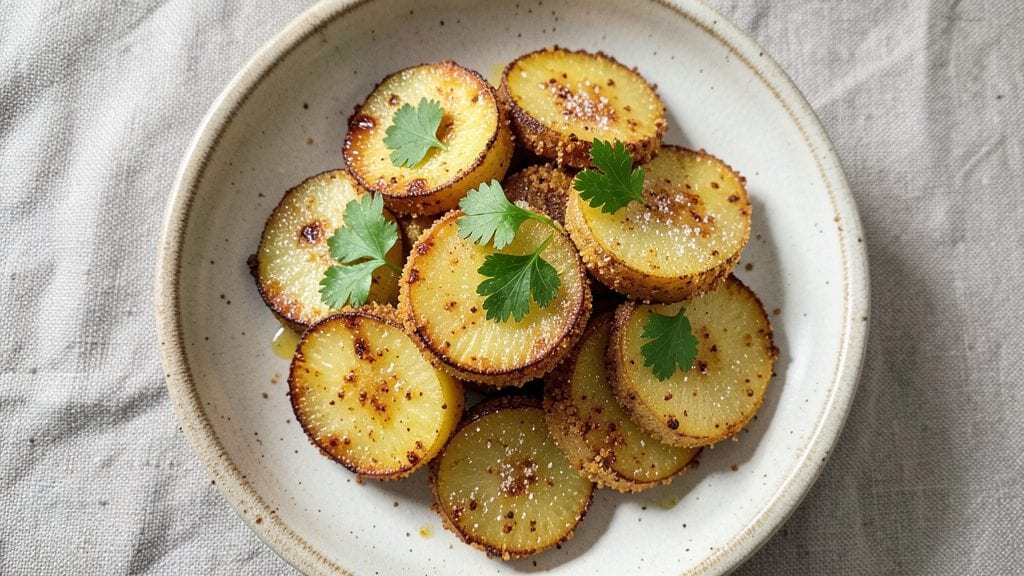 Fried Turnips Recipe: Crispy Cornmeal Crunch With Sweet Vinegar Zing