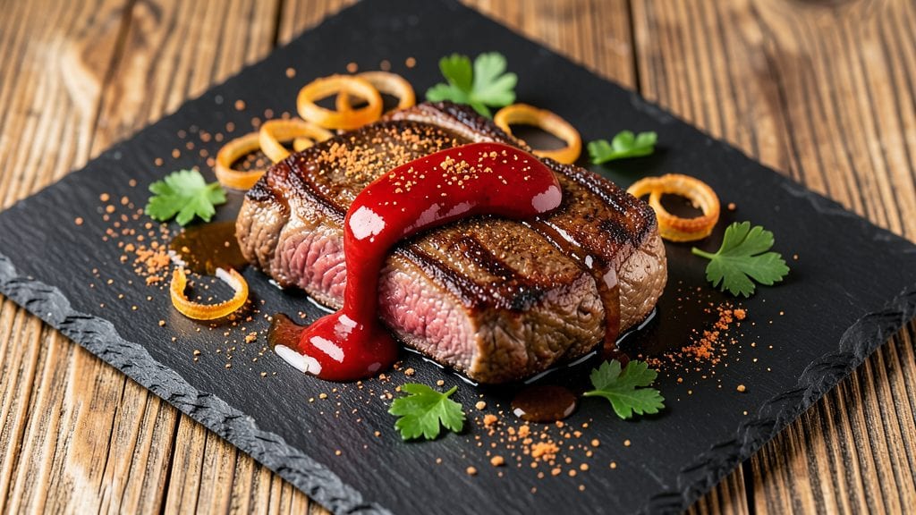 Mutton Steaks: Spice-Rubbed Crust With Juicy Pink Centers