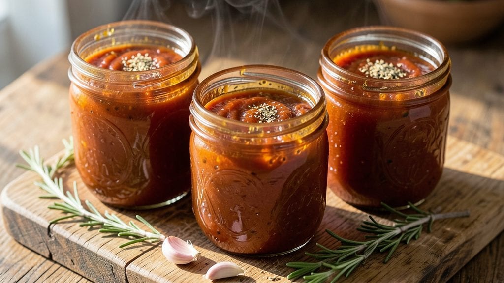 Sauce Canning Recipes: Sterilized Jars and Preserved Flavor All Year