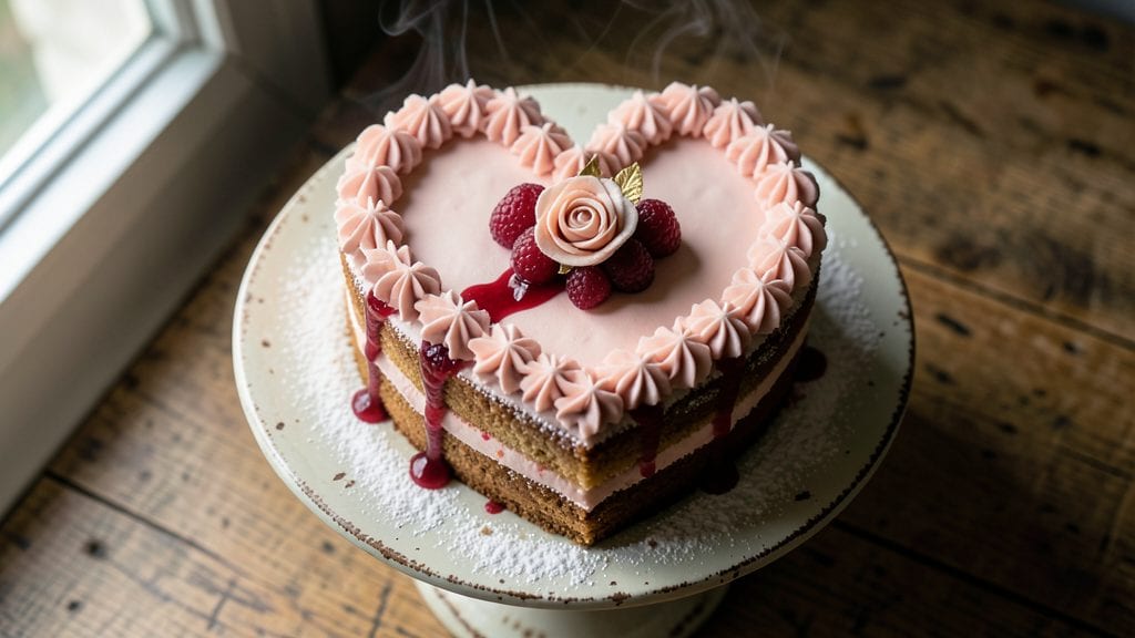 Vintage Heart Cake Recipe: Buttermilk Moisture and Vanilla Swirl Secrets